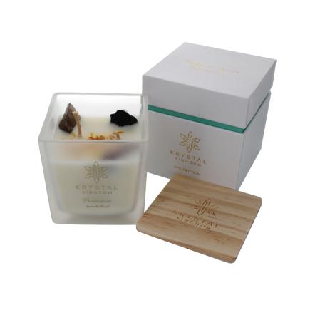 Crystal Scented Candle - Protection