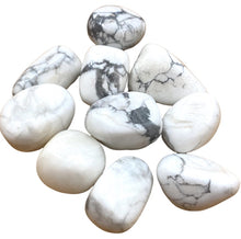 Load image into Gallery viewer, Howlite Tumblestone (White Howlite)
