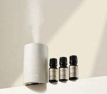 Load image into Gallery viewer, Stone Cream Scent Pod Mini &amp; 3 Essential Oils Bundle
