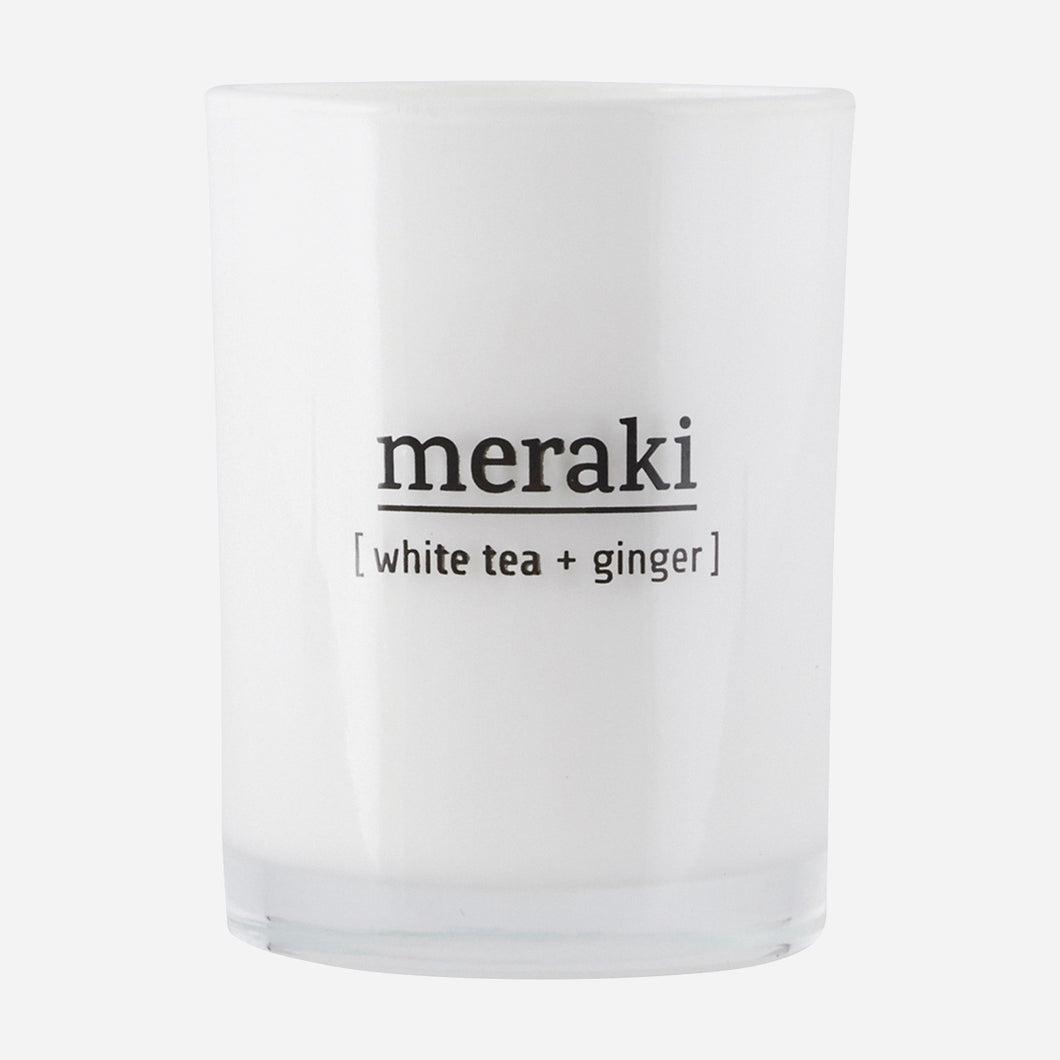 White Tea & Ginger Scented Candle